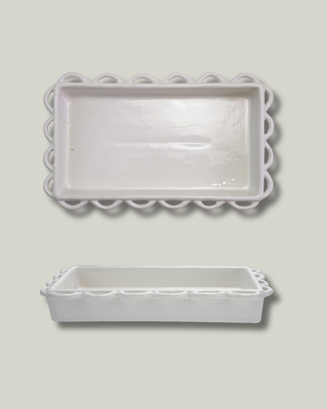 Scalloped Napkin Holder