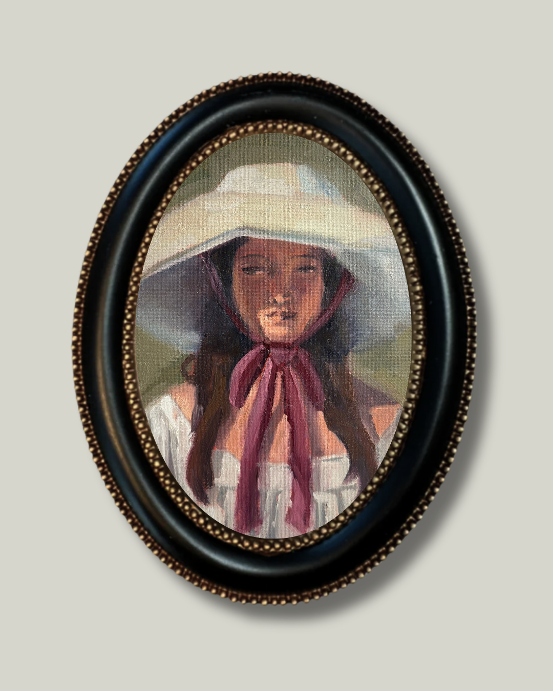 "Georgia" Moody Oval Frame