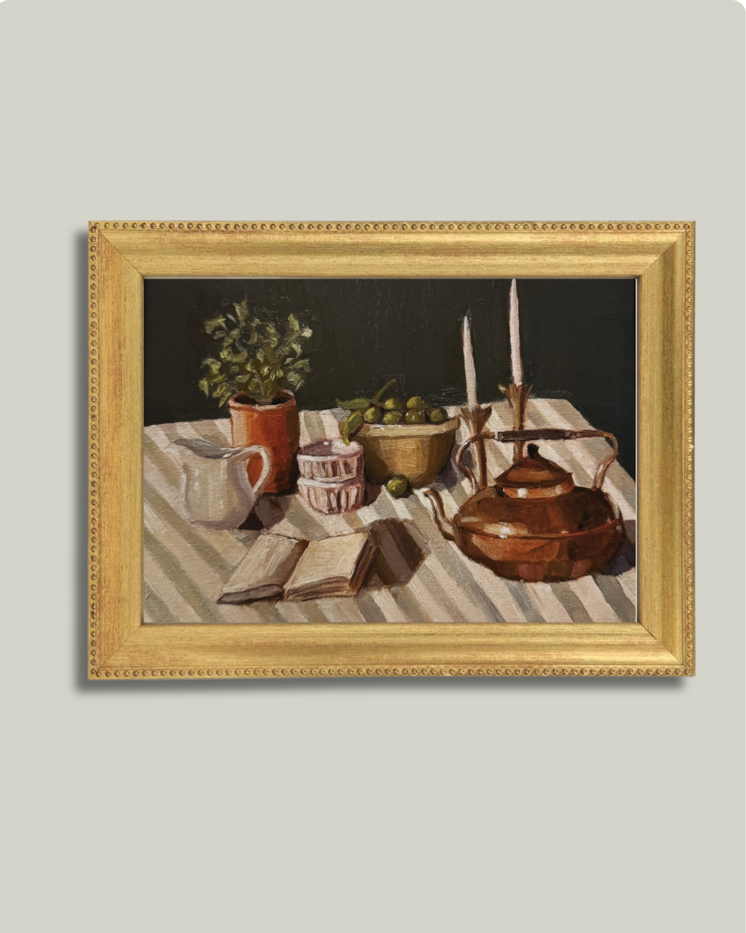 "Striped Table" Classic Bead Frame