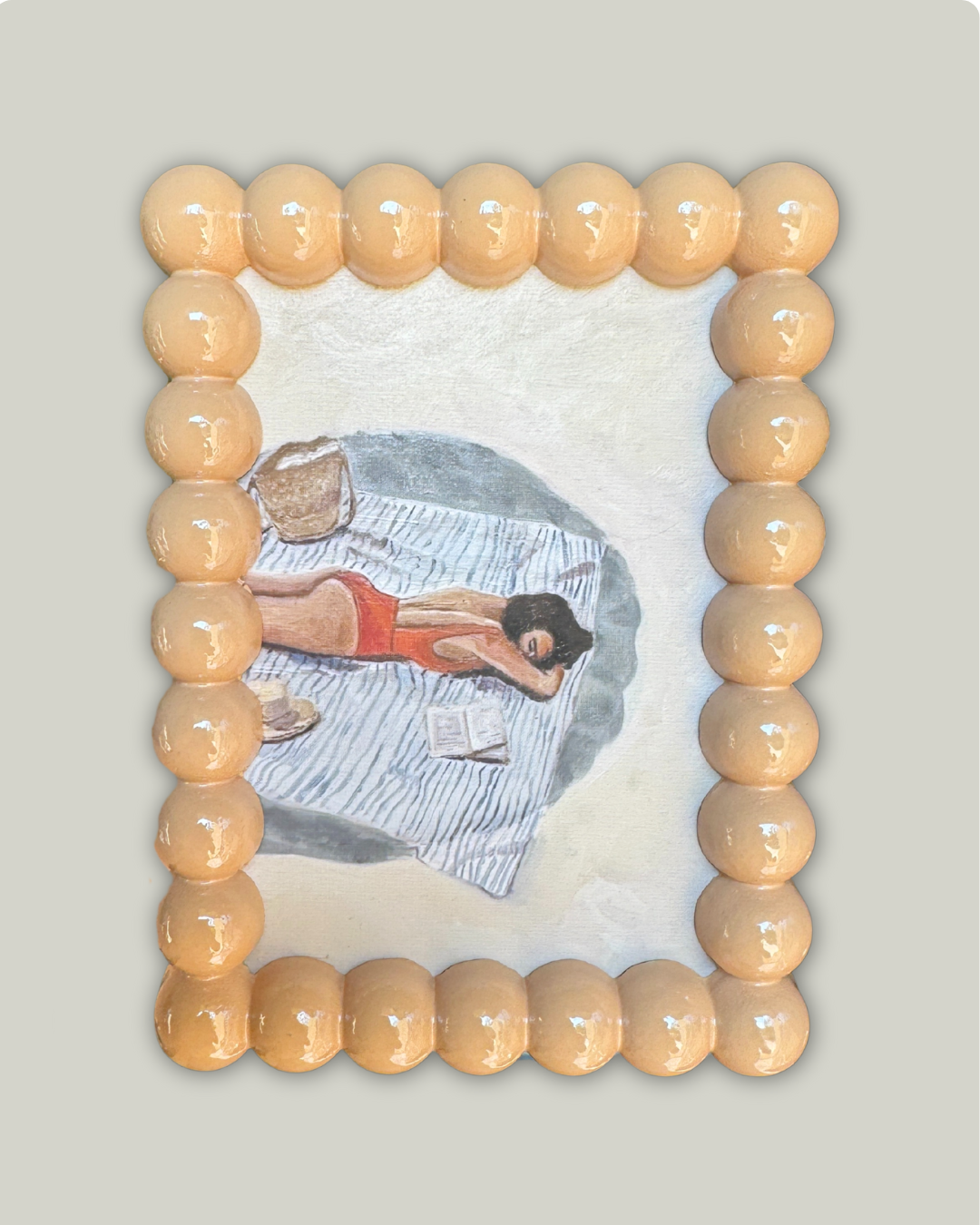 "Myrtos Beach" Sand Bobbin Frame