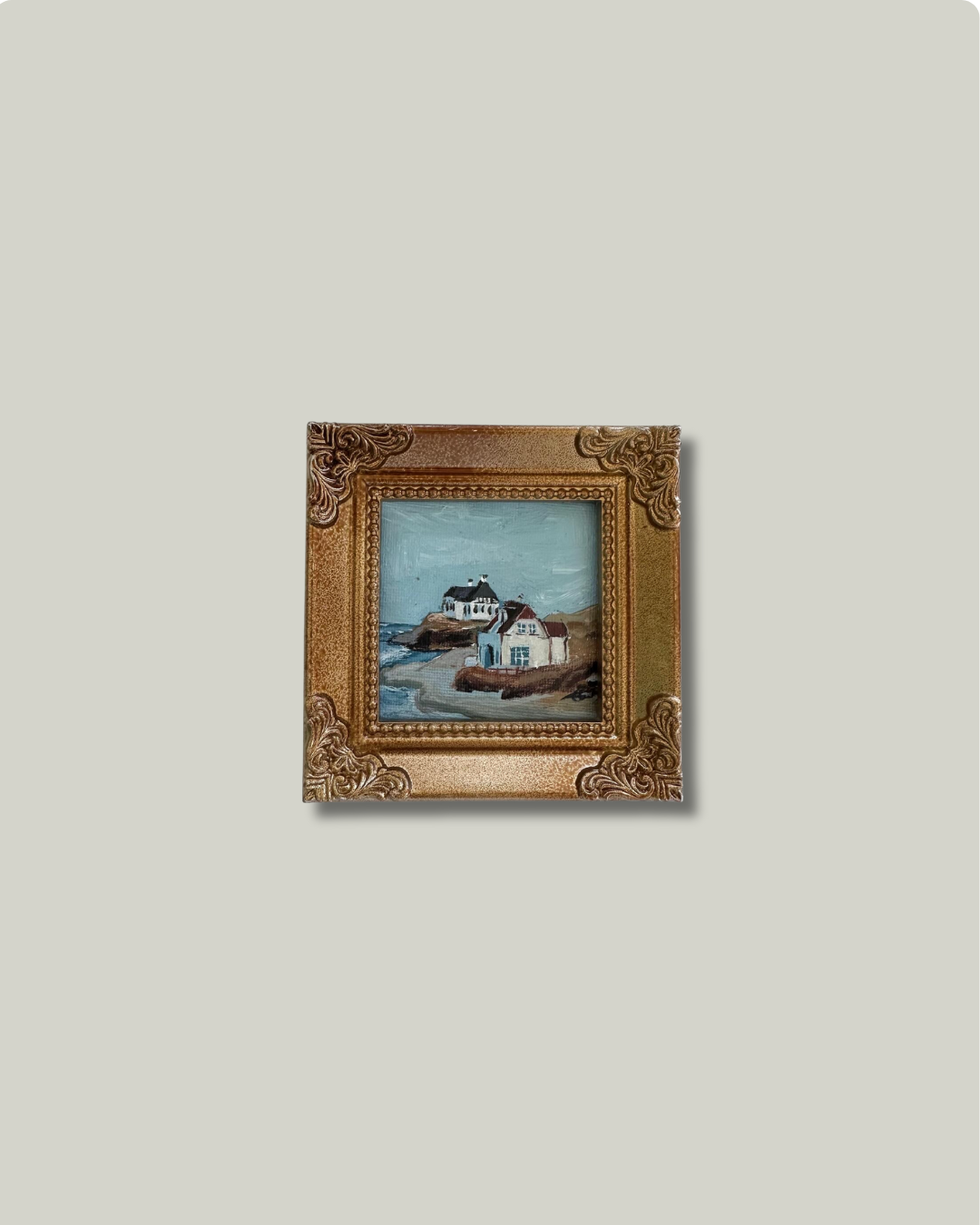 "On the Coast Mini" Gold Frame
