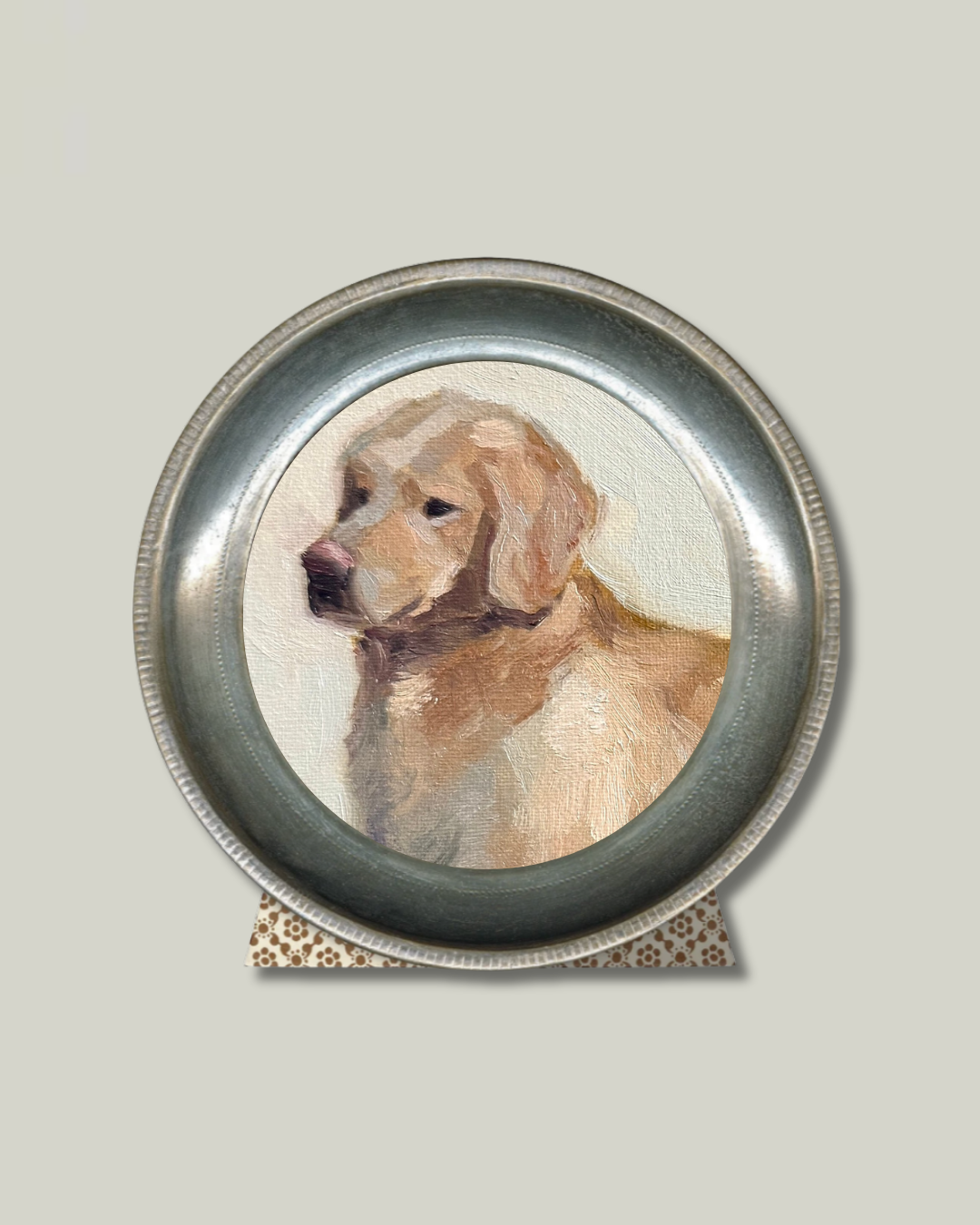 "Retriever" Silver Italian Frame