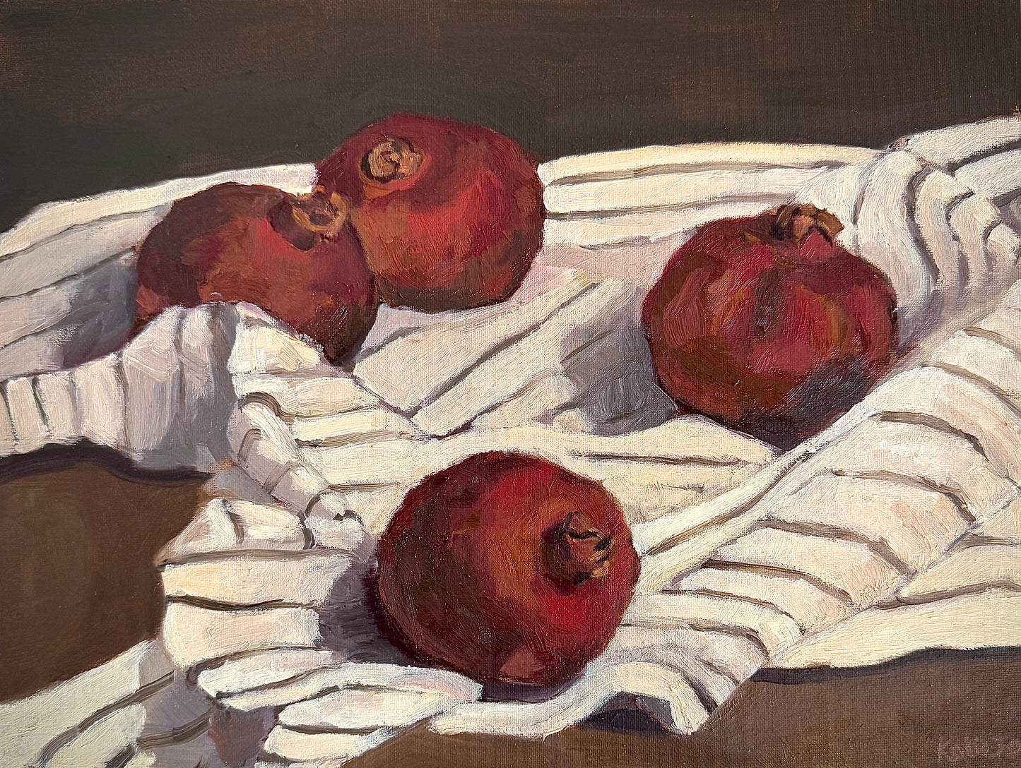 "Pomegranates" Original Oil Painting