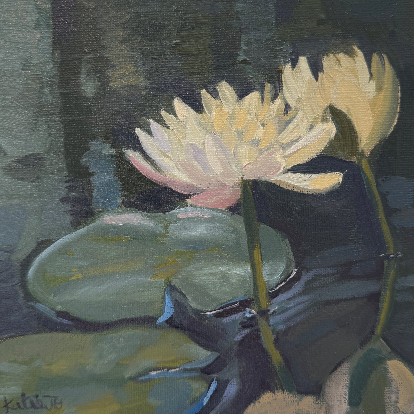 "Water Lilies" Original