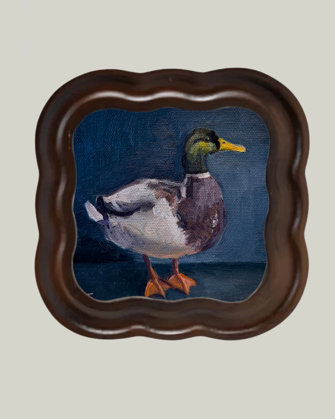 "Mallard Duck" Dark Coastal Frame