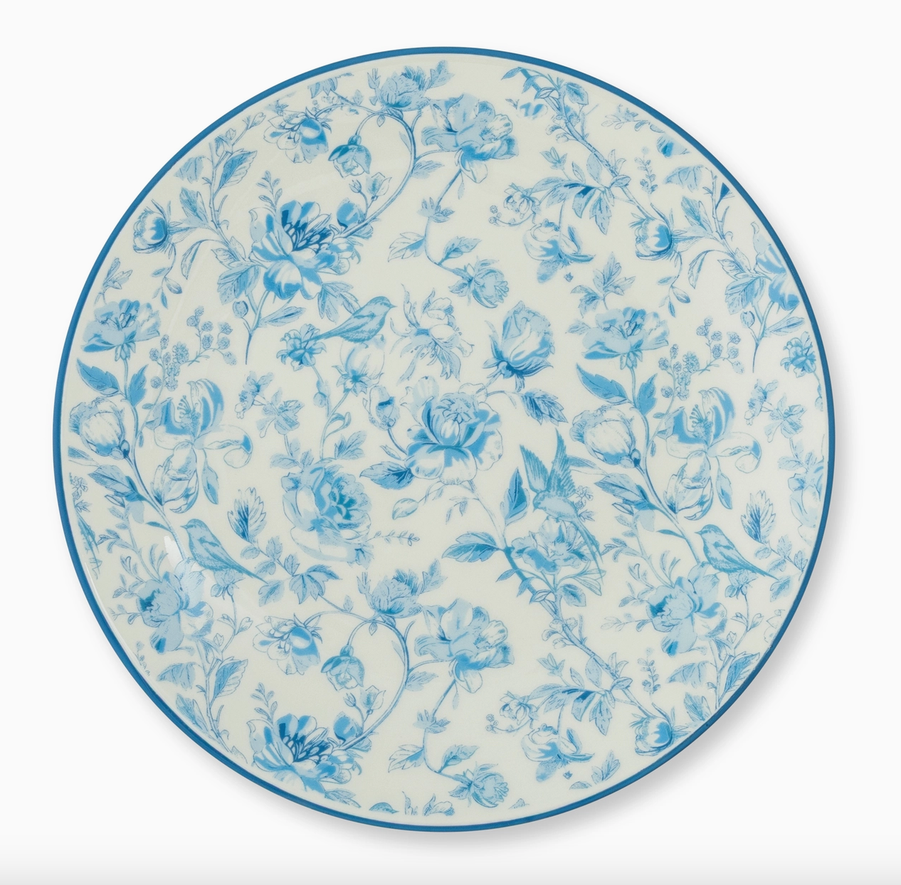 Garden Toile Blue plates