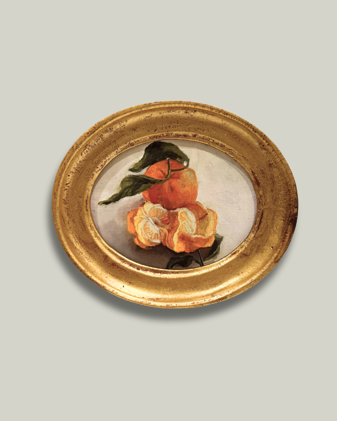 "Little Clementine" Sweet Oval Frame