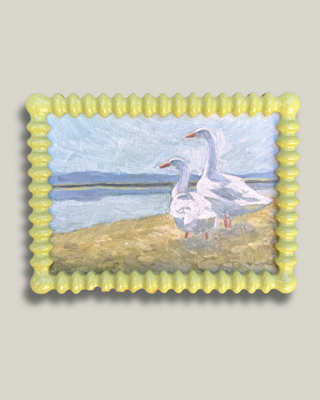 "Campbell Crossing" Key Lime Bobbin Frame