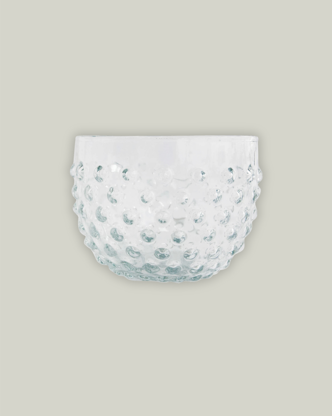 Glass Hobnail Bowl