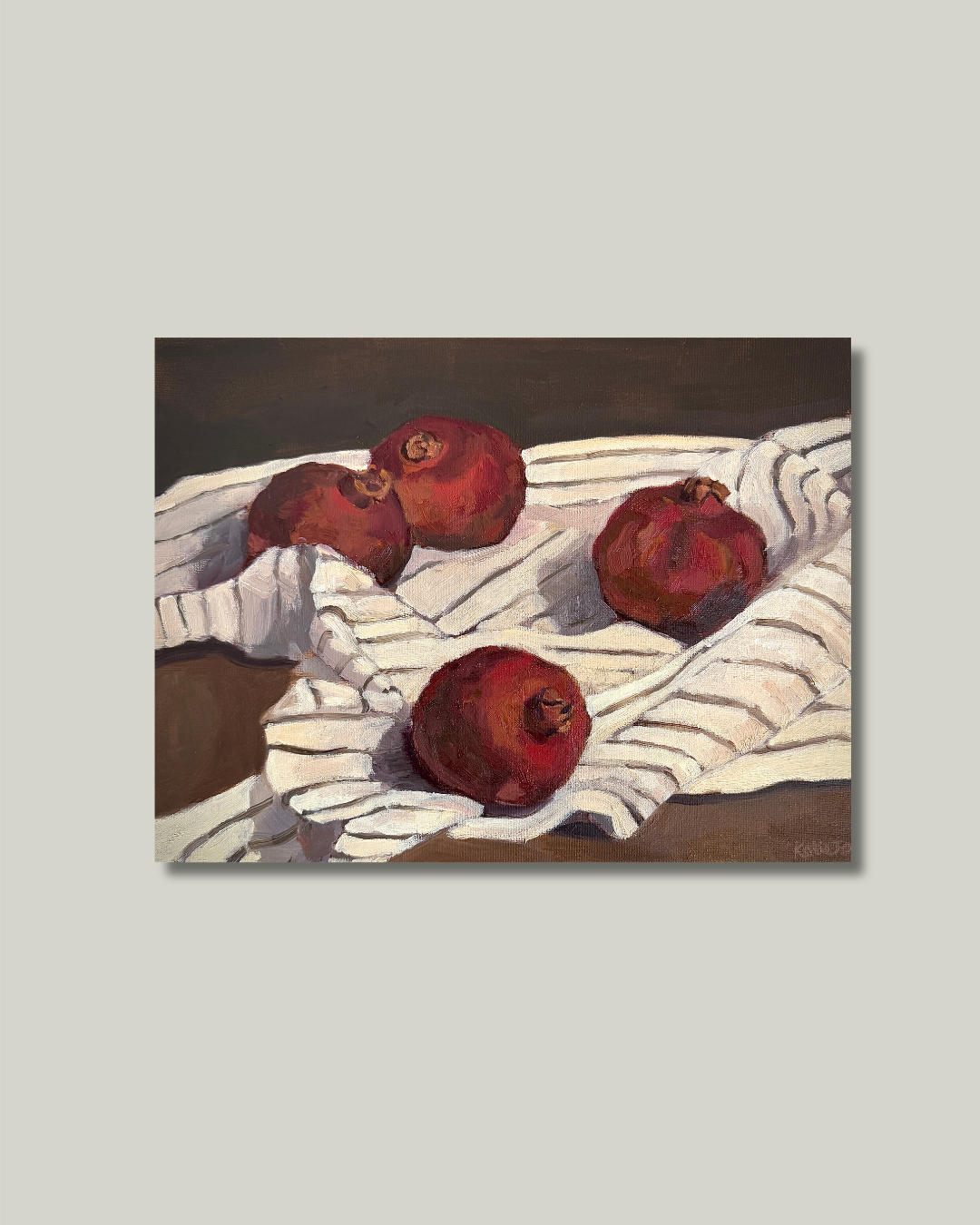 "Pomegranates and Cloth" Print