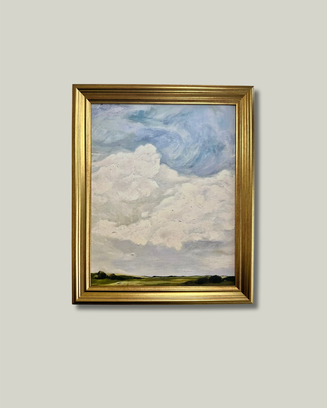 "Daydreamer" Print, Rustic Gold Frame