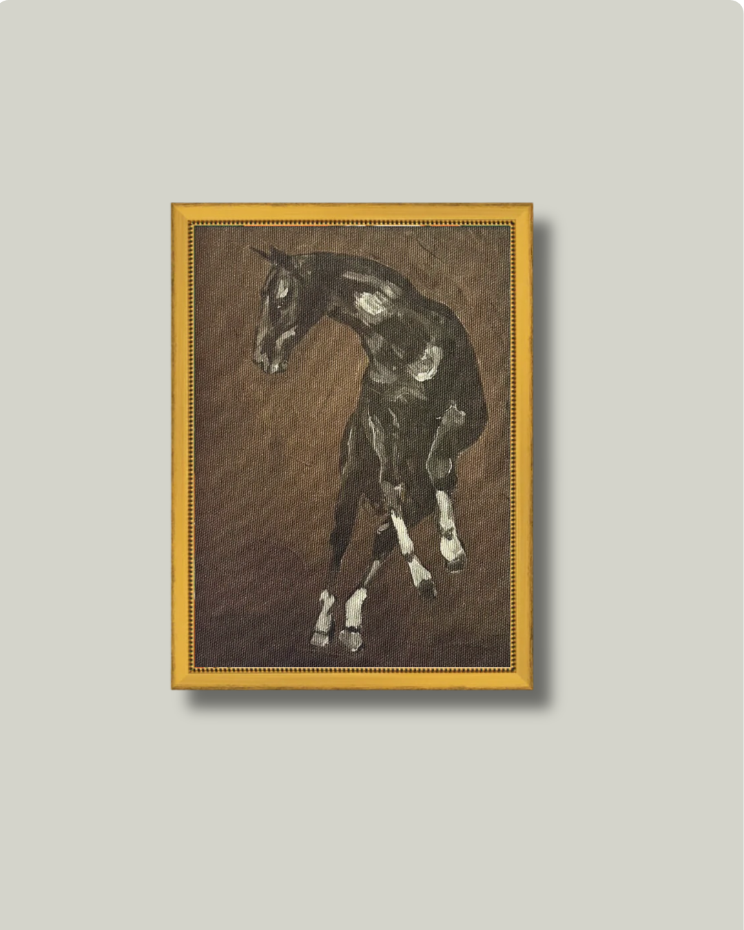 "The Stallion" Spanish Gold Frame