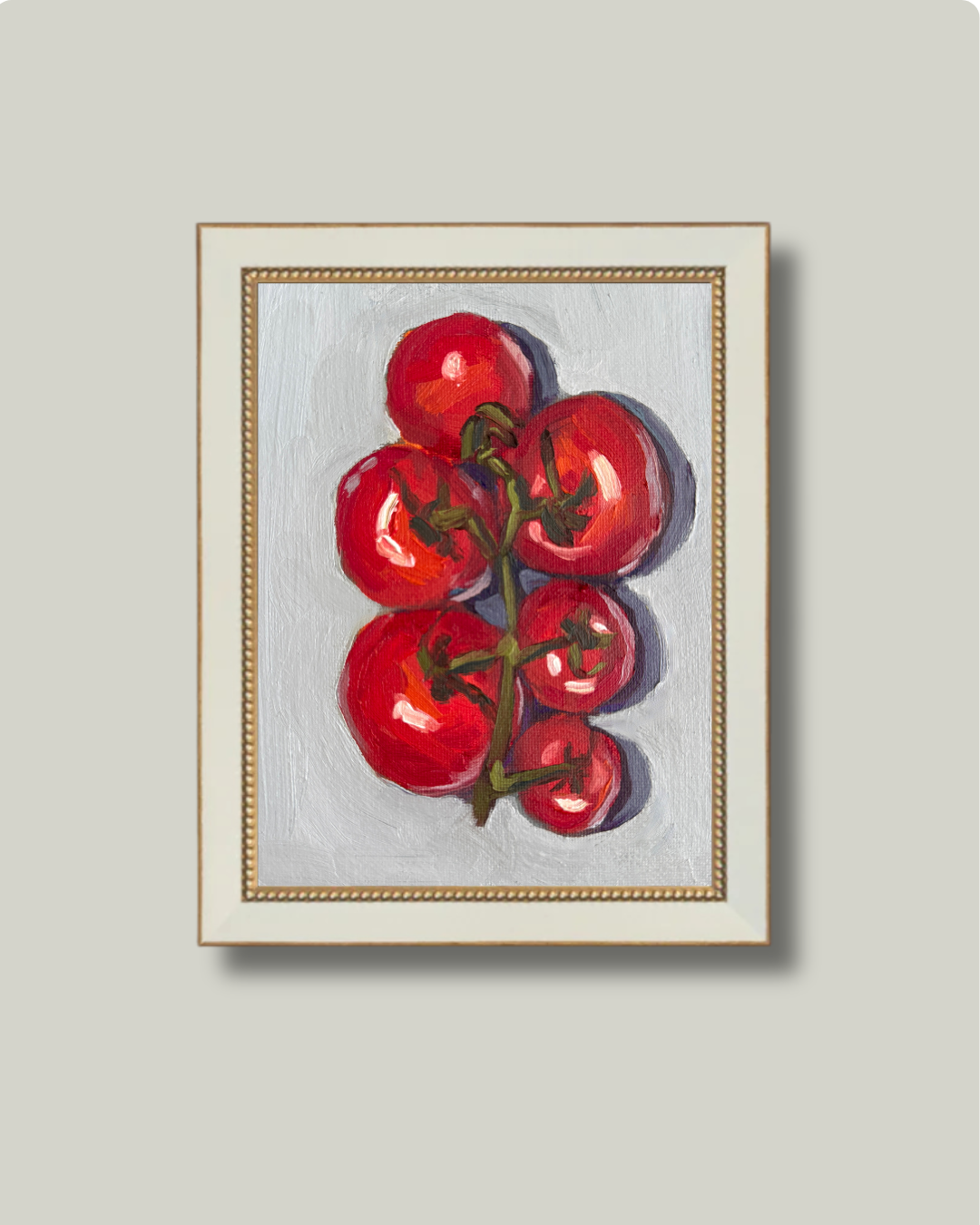 "Pomodoro Classico" White Bead Frame