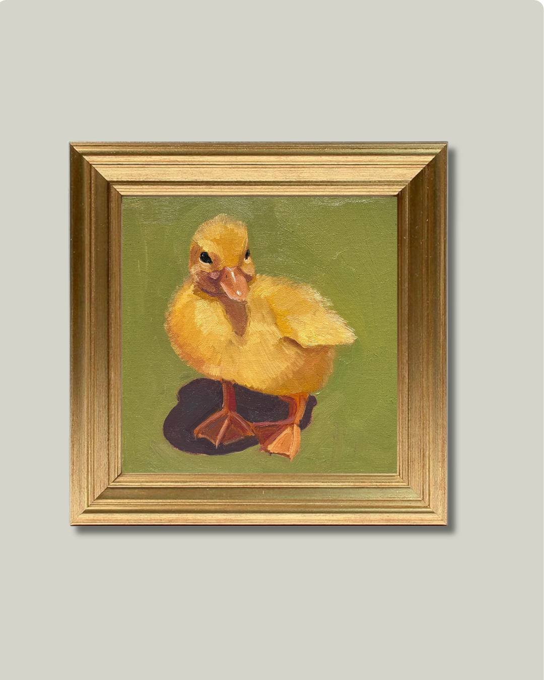 "Miss Penny" Classic Gold Frame