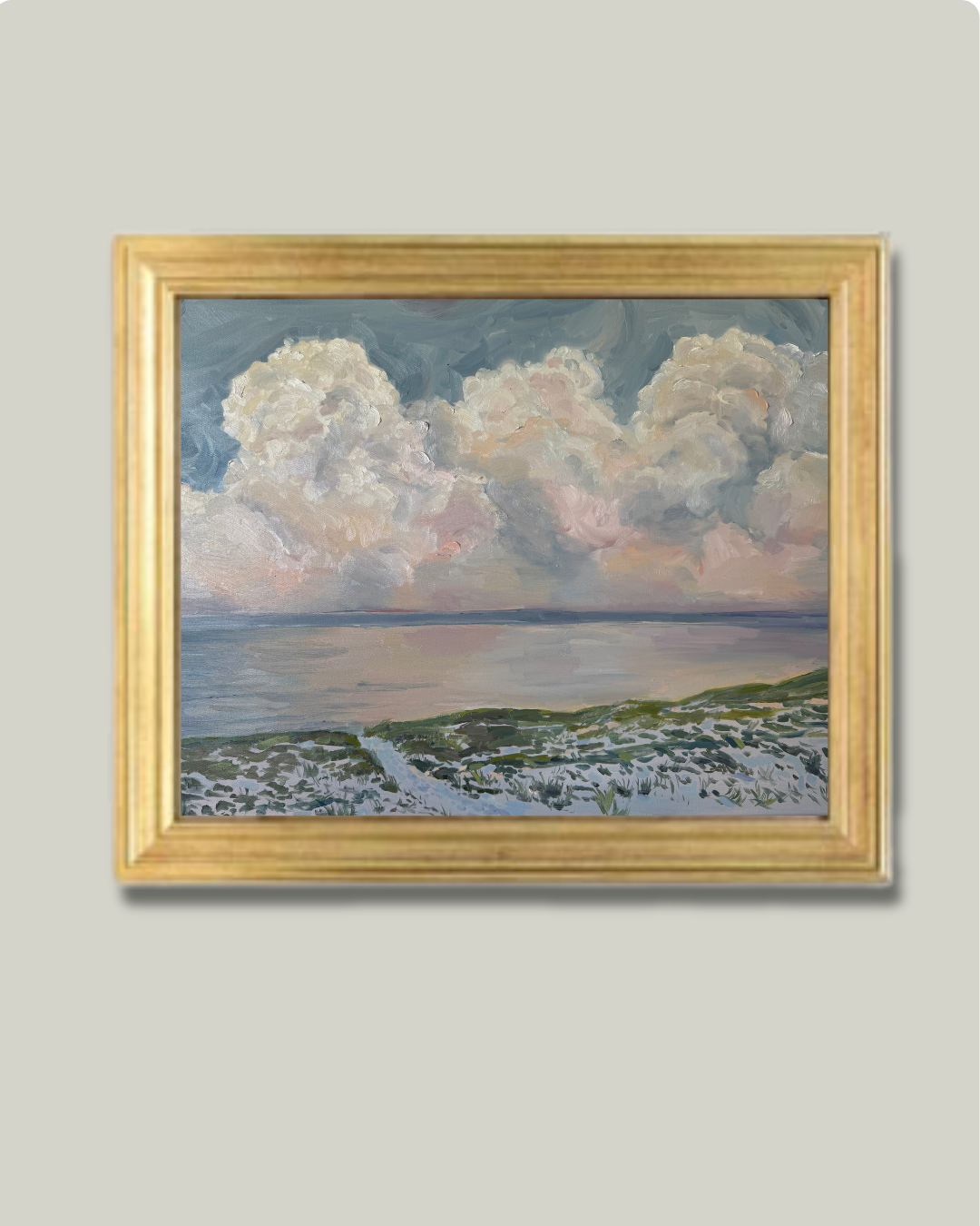 "Gulf Shores" Perfect Gold Frame