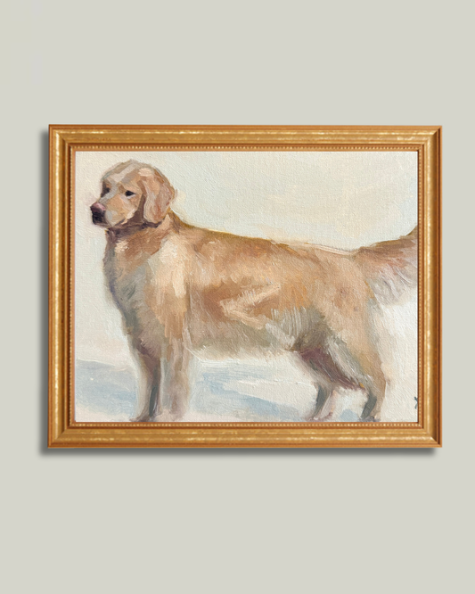 "Retriever" Classic Gold Frame