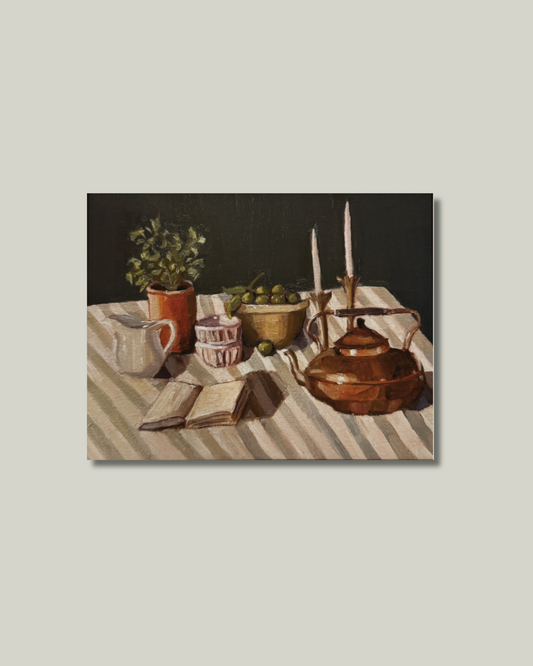 "Striped Table" Print