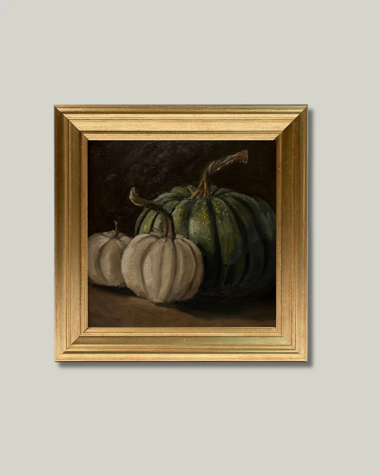"Pumpkins" Perfect Gold Frame