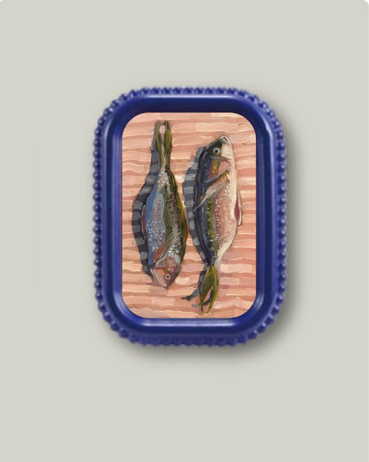 "Catch of the Day" Royal Beaded Frame