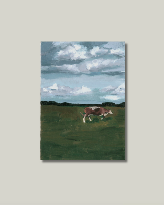 "Grazing Cow"