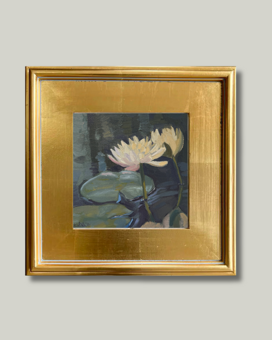 "Water Lilies" French Gold Frame