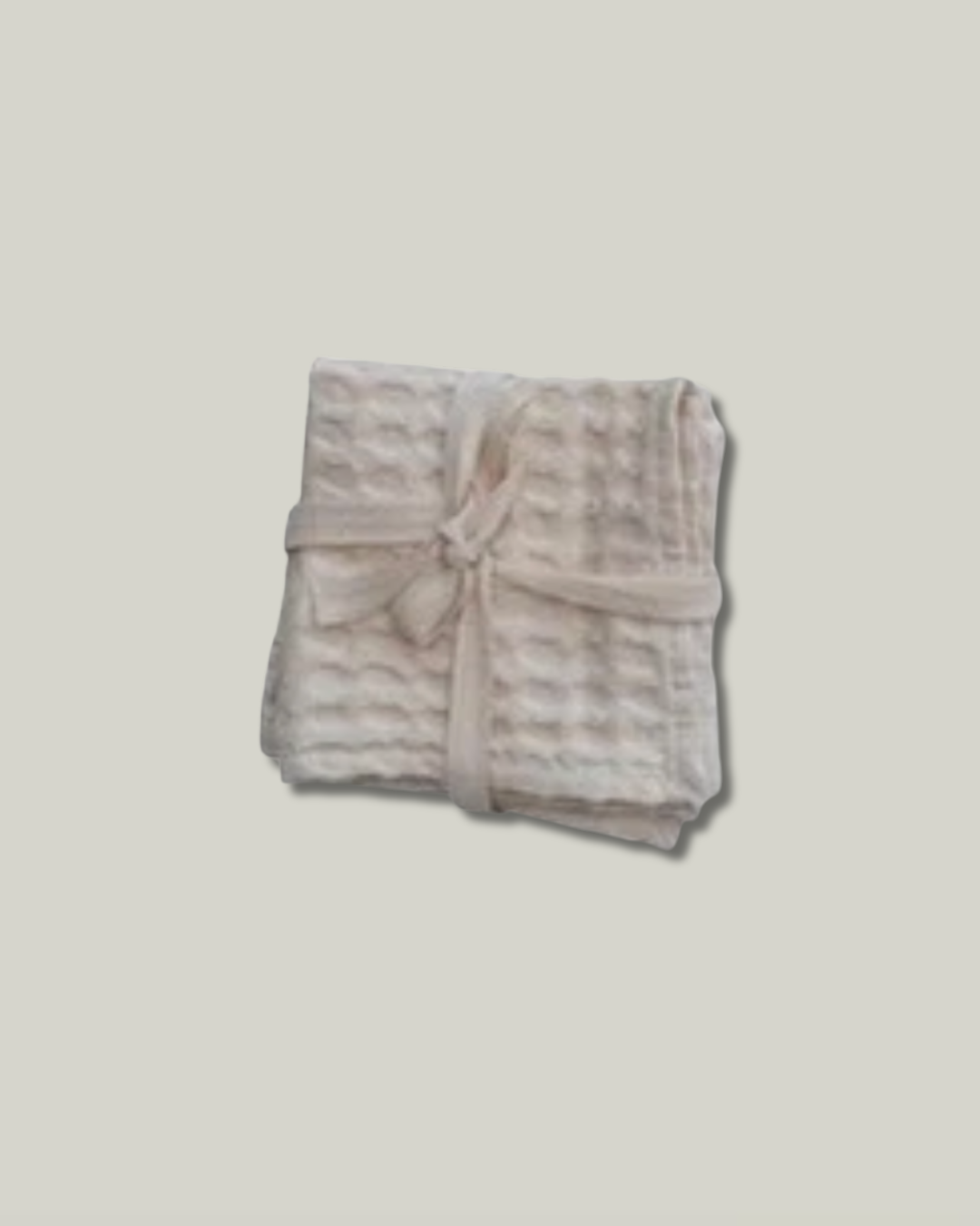 Cream Waffle Wash Clothes