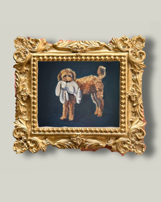 "Golden Doodle" Magnet Mini