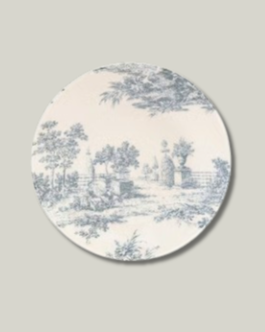 Stoneware Toile Plates