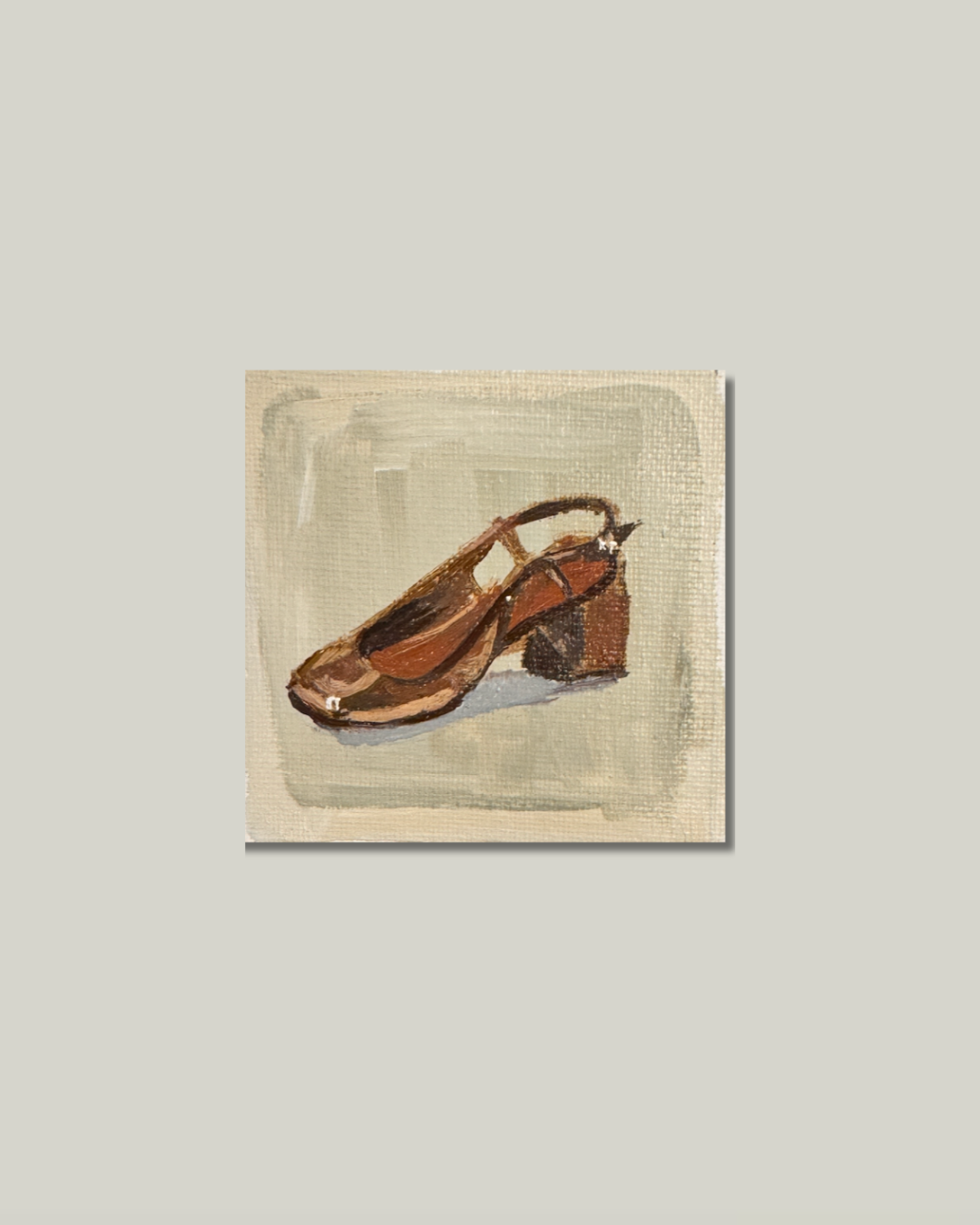 "Brown Heel Mini"