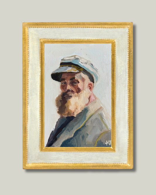 “Henry the Sailor” White Italian Frame