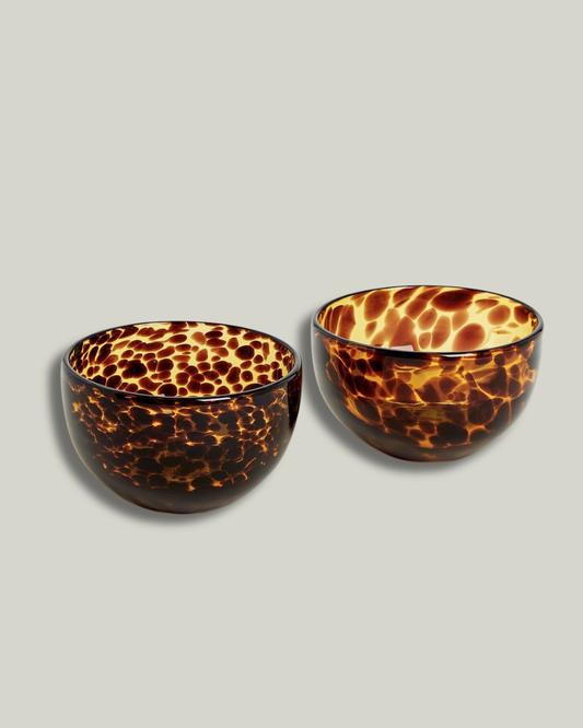 Tortoise Print Tidbit Bowl