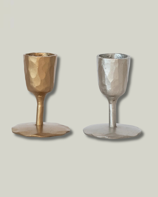 Cast Iron Candle Holder