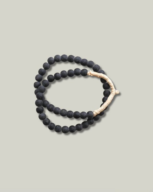 Black Glass Beads