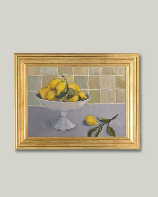 "Limoncello" Classic Gold Frame