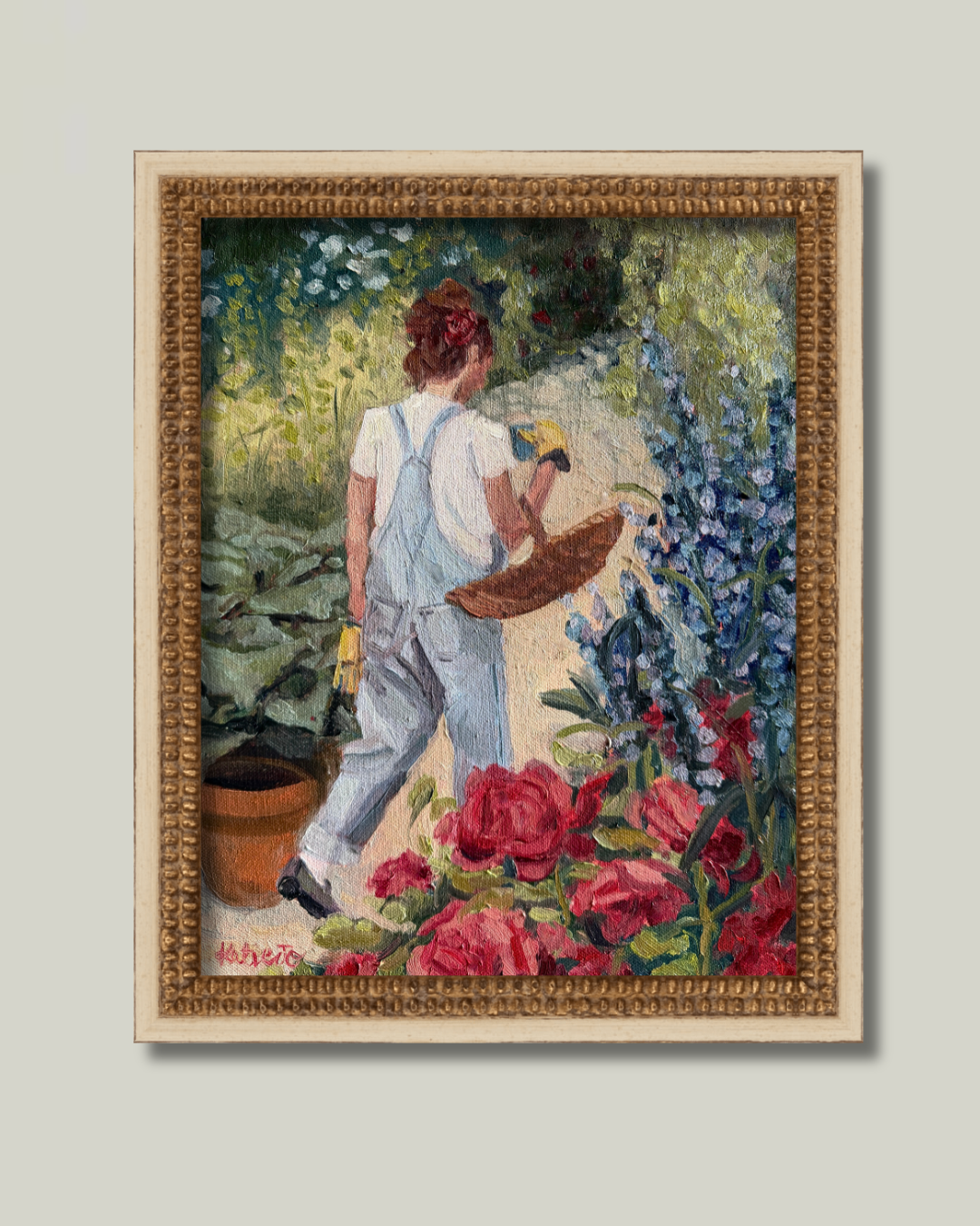 "Just a Girl and her Garden" Original