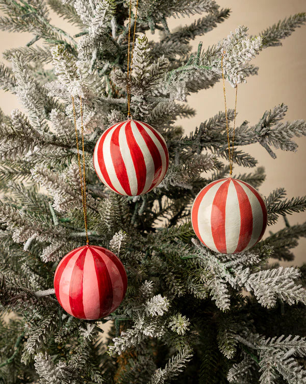 Paper Mache Ball Ornament