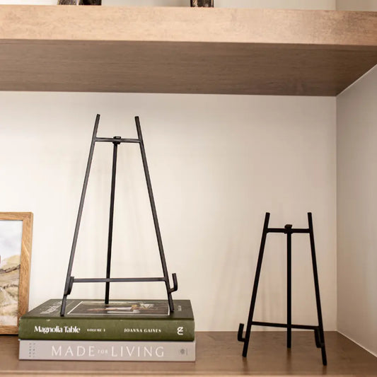 Art Photo Easel | Black Iron Stand | Medium