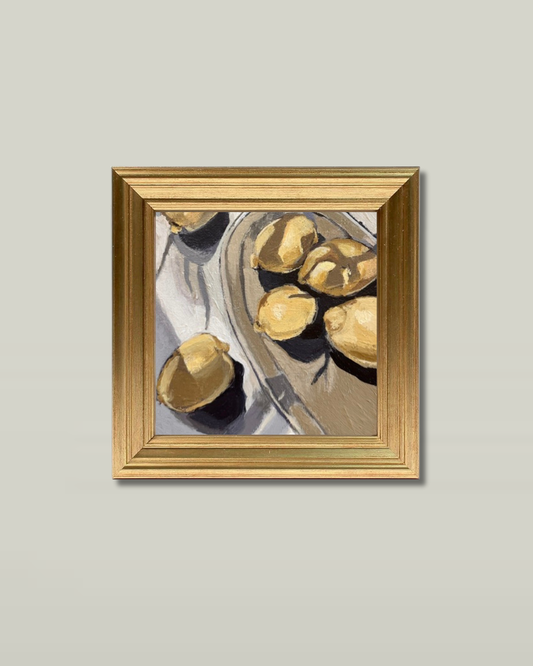 "Lemons" Romantic Gold Frame