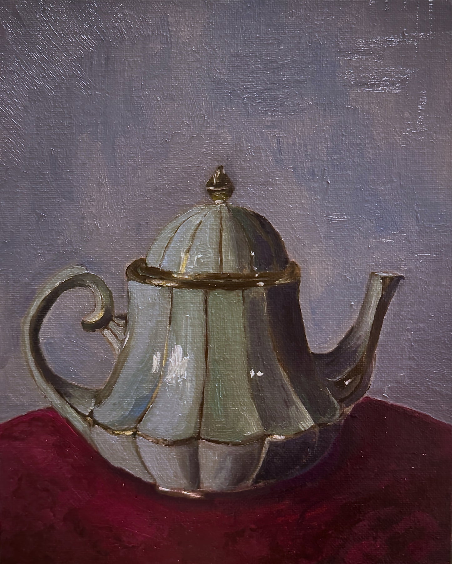 "French Teapot" Oil Original