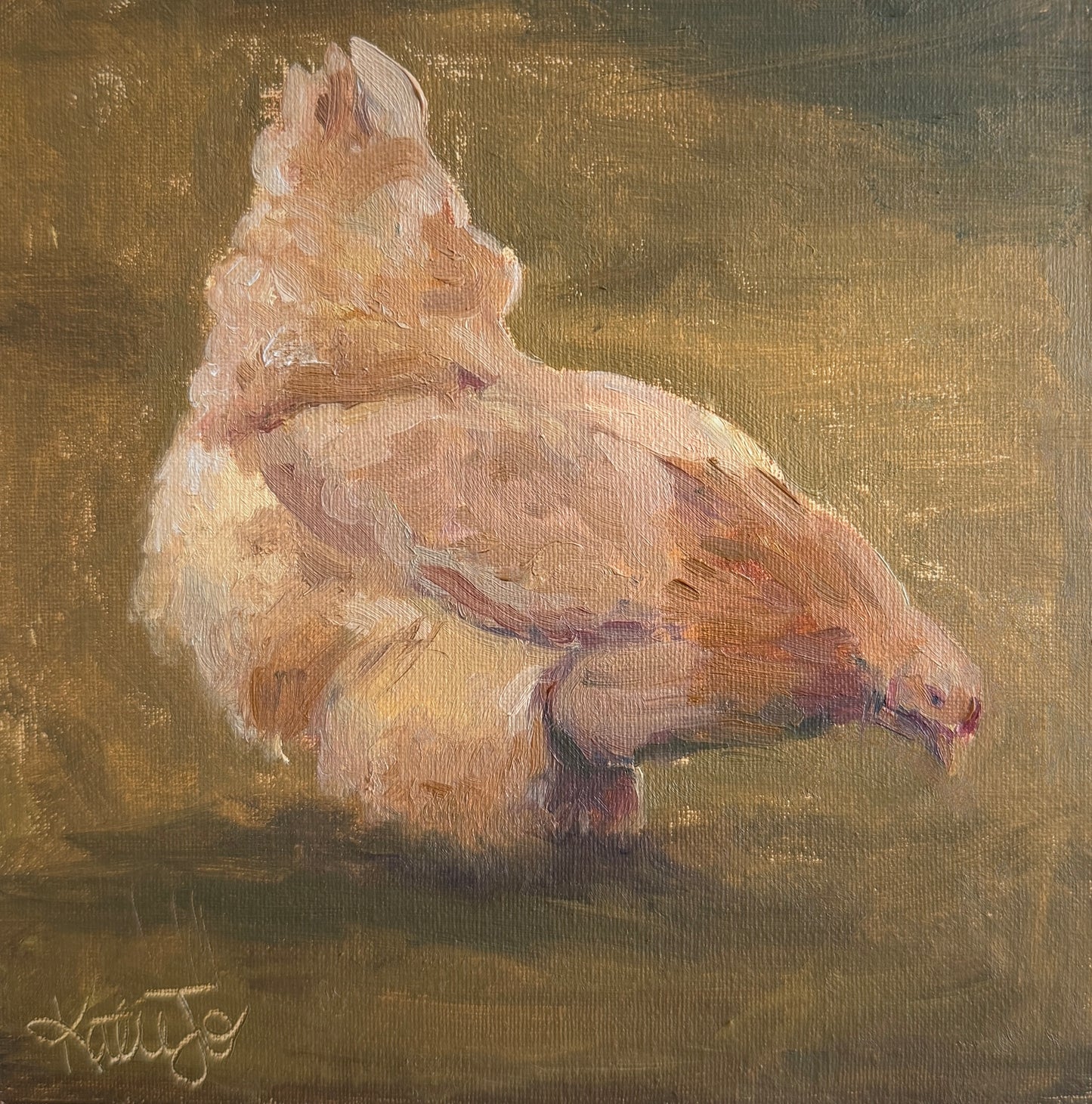 "Golden Hen" Print