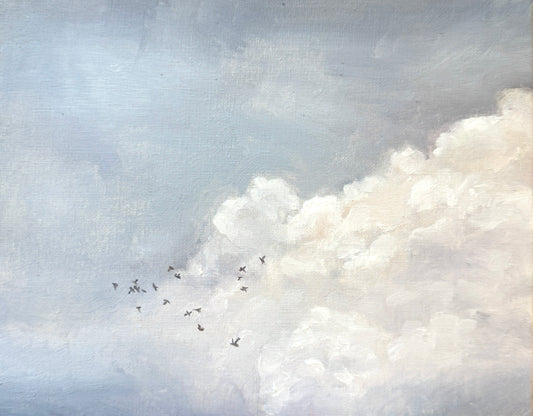 "Cozy Clouds" Original