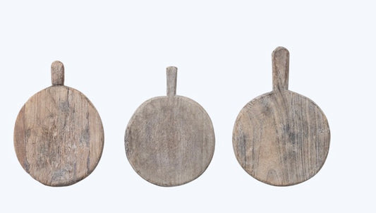 Wood Bread Board with Handle