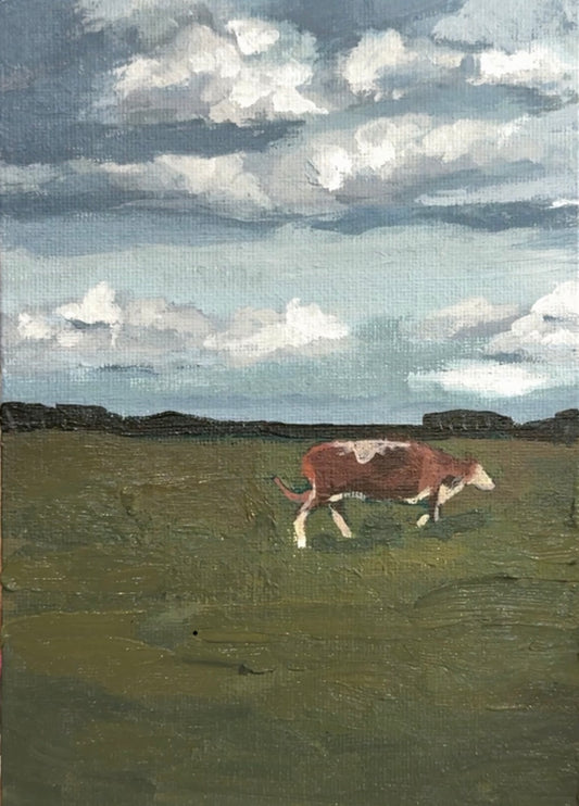 "Grazing Cow"