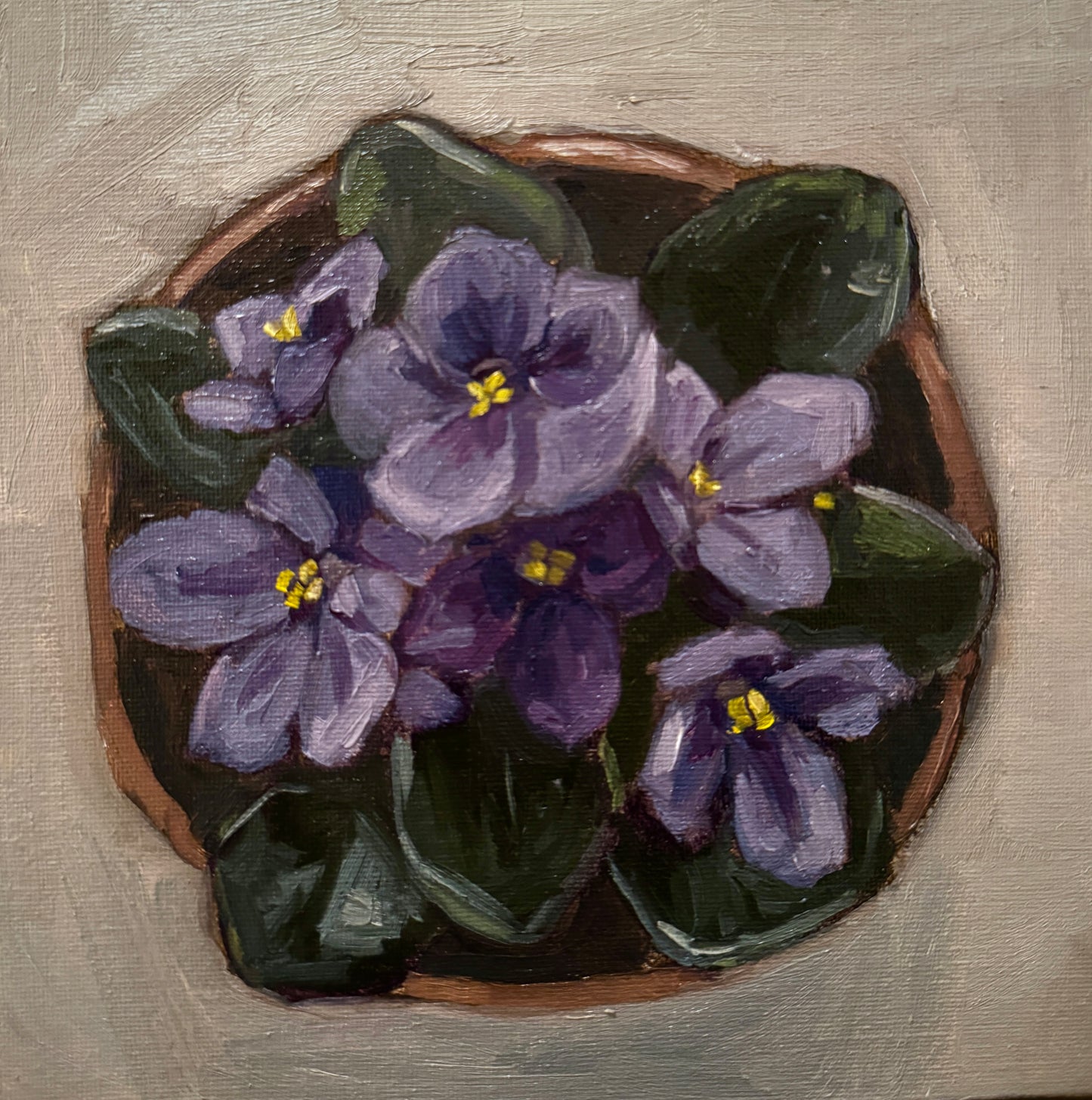 "African Violets" Print