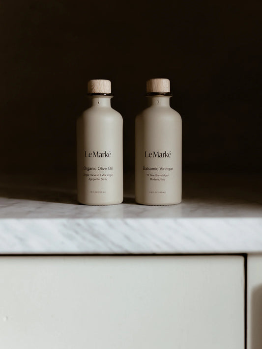 Le Marke Balsamic Vinegar and Organic Olive Oil