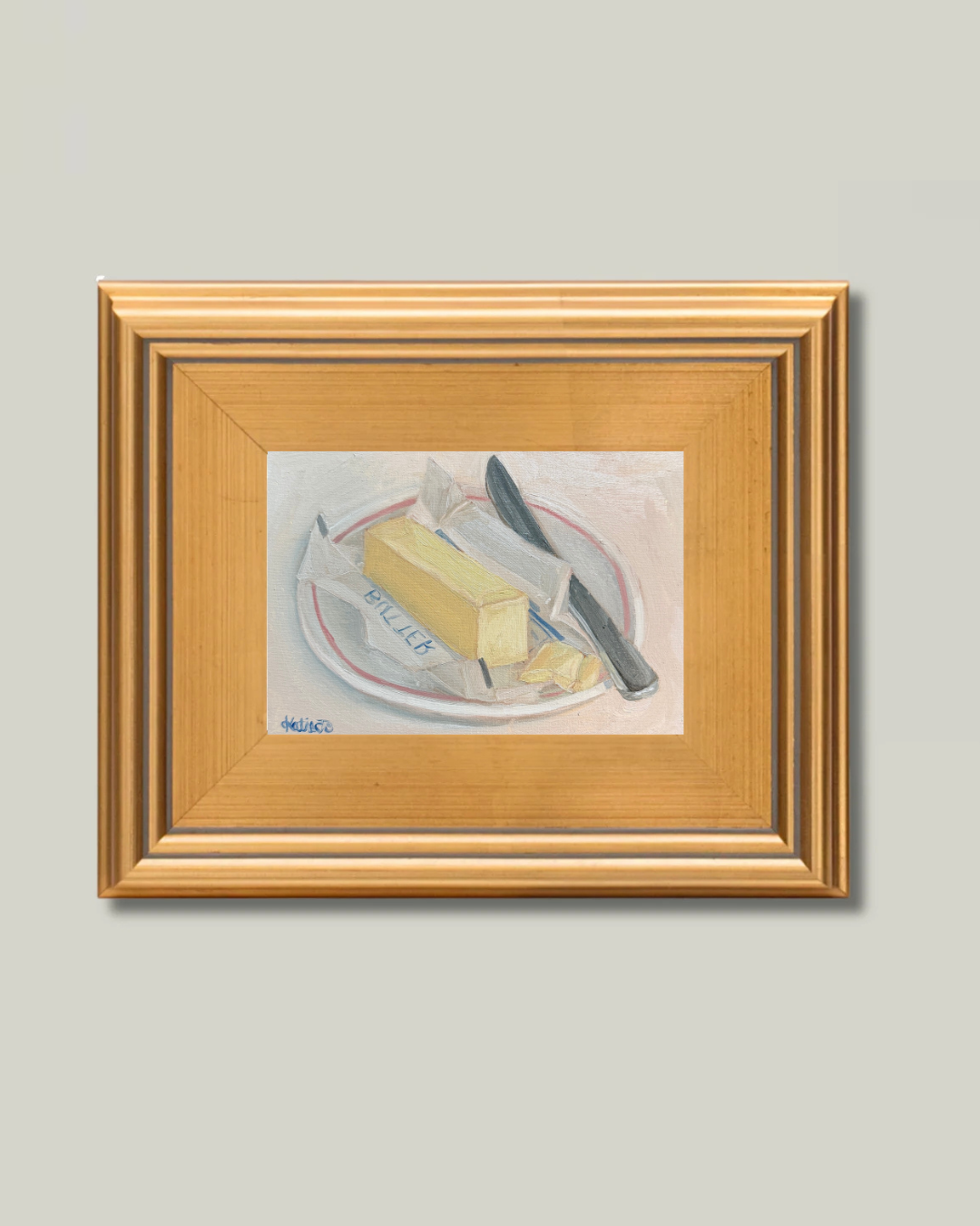 "Better Than Butter" Gold French Frame
