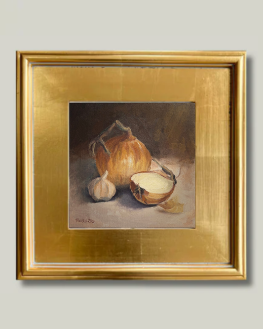 "Cook's Companion" Gold French Frame
