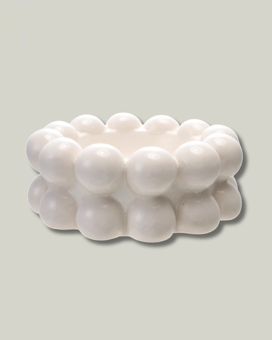 Beaded Stoneware Catchall