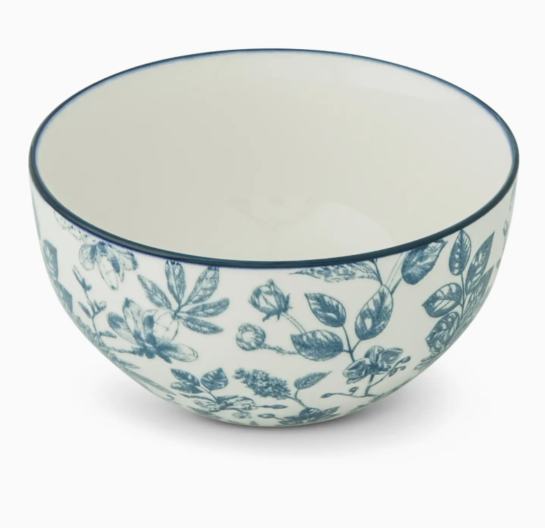 Dahlia Toile decorative bowl