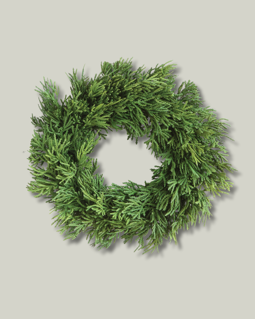 Faux Cedar Wreath